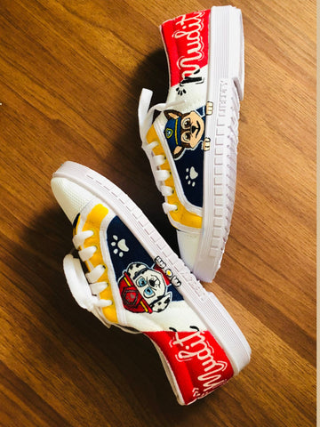 Handpainted Pawpatrol Unisex Sneaker