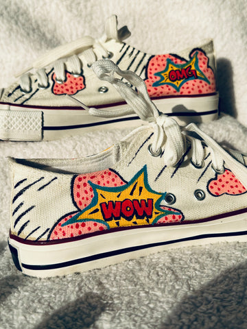 Handpainted TOM & JERRY Women Sneaker