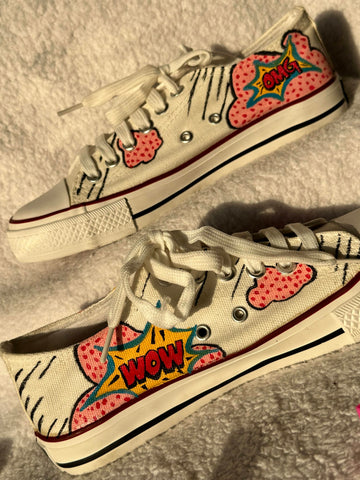 Handpainted TOM & JERRY Women Sneaker