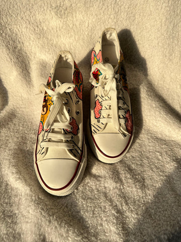 Handpainted TOM & JERRY Women Sneaker