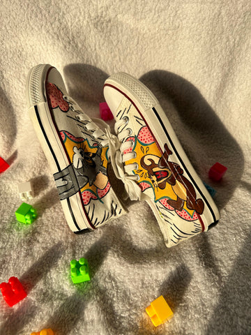 Handpainted TOM & JERRY Women Sneaker