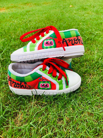 Handpainted Cocomelon Unisex Sneaker