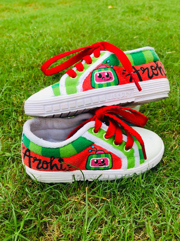 Handpainted Cocomelon Unisex Sneaker