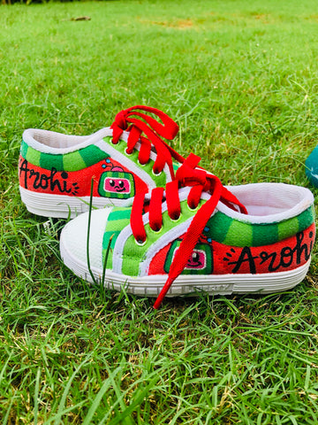 Handpainted Cocomelon Unisex Sneaker